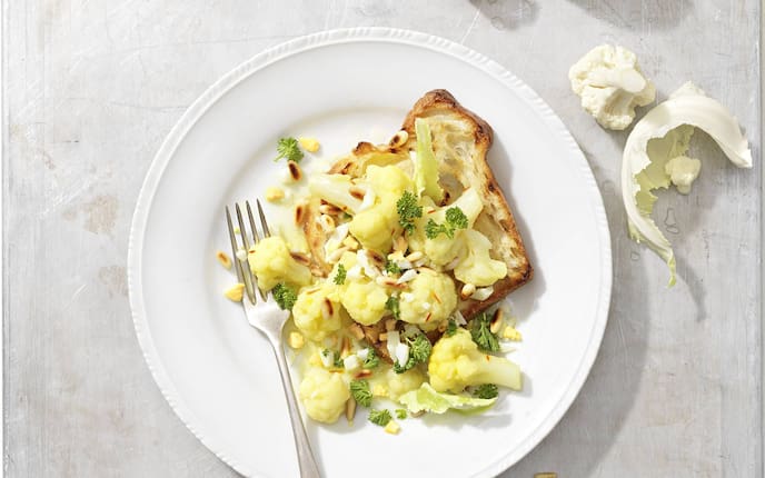 Mariniert, Karfiol, Salat, Rezept