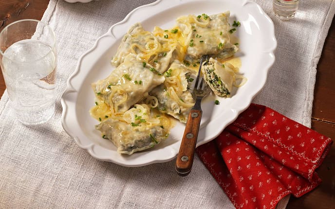 Maultaschen, gefüllte Teigtaschen, Rezept