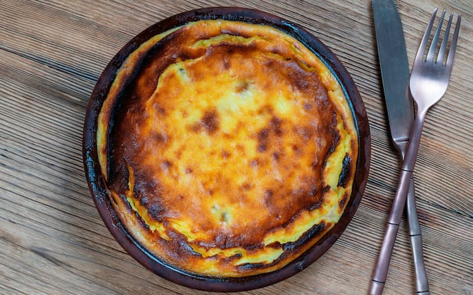 Besteck, Topfenkuchen, Servus Rezept, vegetarisch