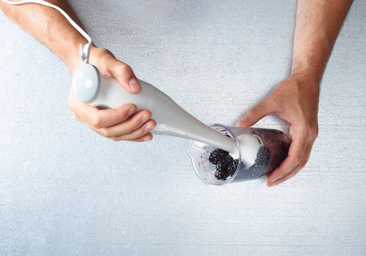 Brombeeren, Püree, Mixer, Honig