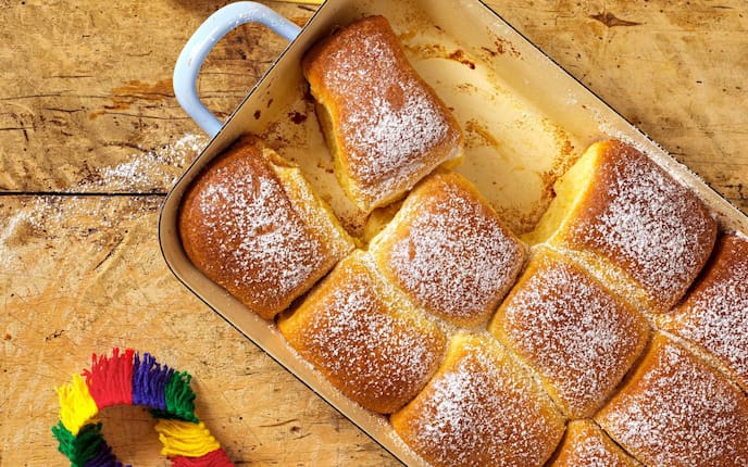 Rein, Buchteln, Fasching, Marillenfüllung, Servus Rezept