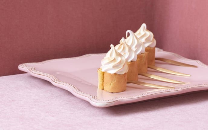 Zitronenrouladen, Baiser, Nachspeise, Servus Rezept