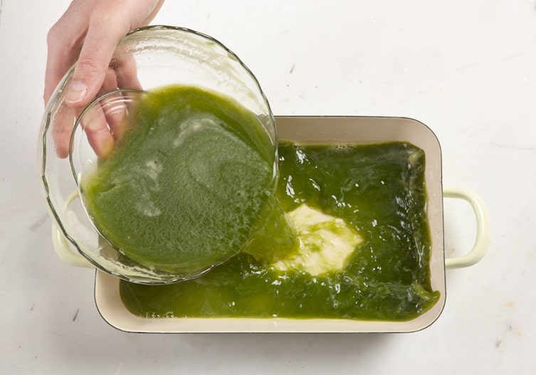 Schüssel, Kräutermischung, Hand, Auflaufform