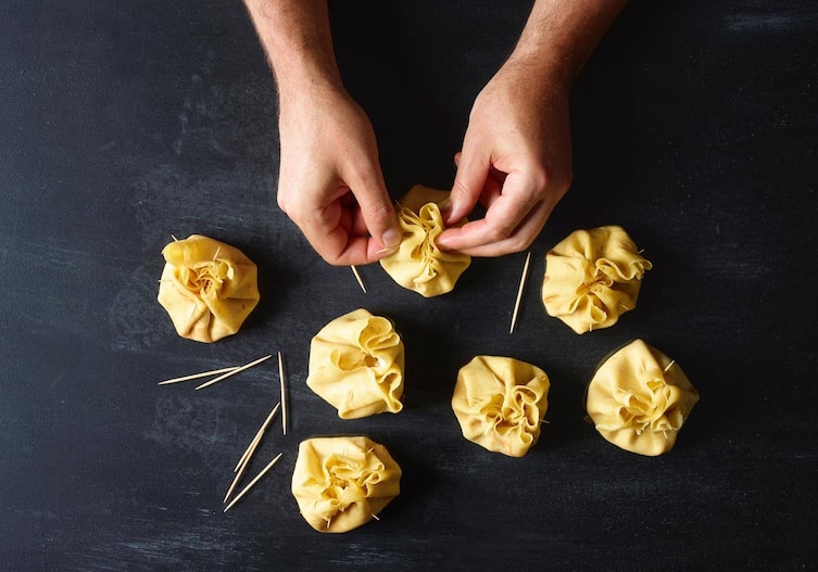 Palatschinken, Zahnstocher