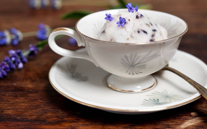 Sorbet, Eis, Lavendel, Nachspeise, Servus Rezept