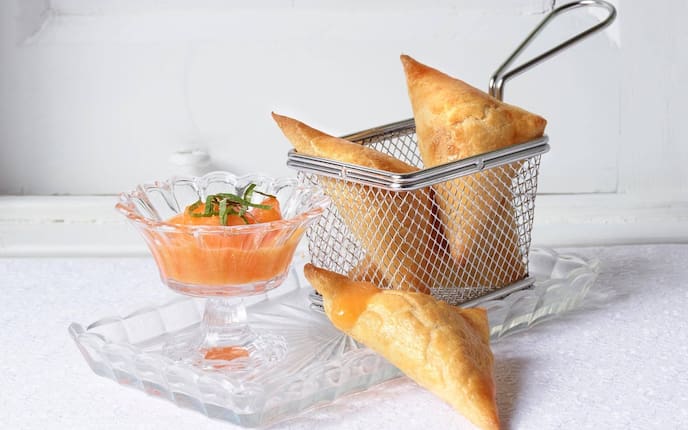 Nachspeise, Marillenragout, Marillen, Polsterzipf, Servus Rezept