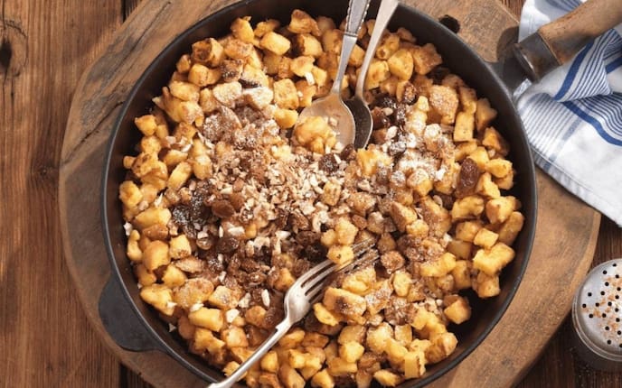 Masunjak, Zimt, Staubzucker, Gabel, Löffel