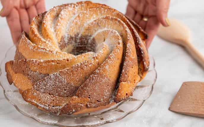 Nuss-Nougatcreme-Gugelhupf, Rezept