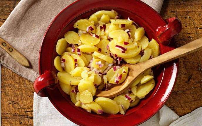 Kartoffelsalat, Erdäpfelsalat, Oma Rezept