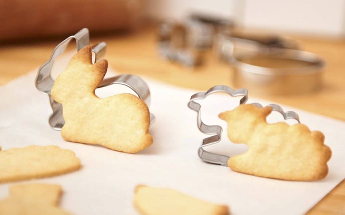 Osterkekse, Ostern, Kekse, Keksausstecher Ostern, Osterhasenkekse