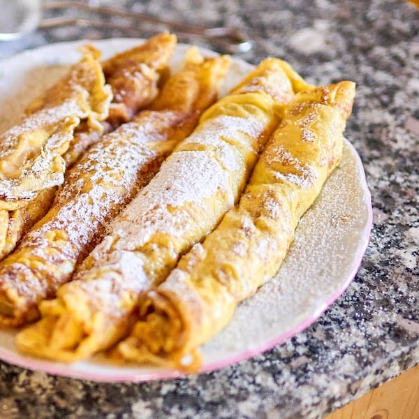 Topfenpalatschinken, Rezept, Paula Bründl, Nachspeise