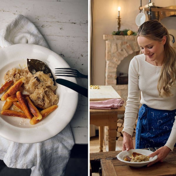 Köchin Paula Bründl hat Pinzgauer Nidei gekocht