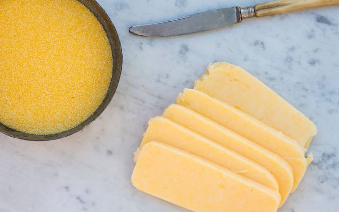 Grundrezept Polenta, Polenta, Maisgries, Mais, Polentarezept, Servus Rezept