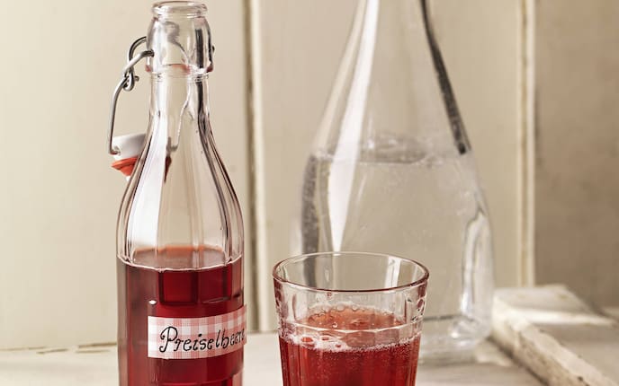 Preiselbeer-Saft, Preiselbeeren, Saft selber machen, Obstsaft, Saft Rezept, Servus Rezept