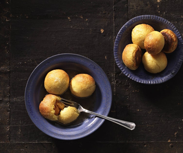 Reinknoan, Zwetschken, Marillen, Brandteigknödel, Knödel, Süßspeise, Nachspeise, Servus Rezept