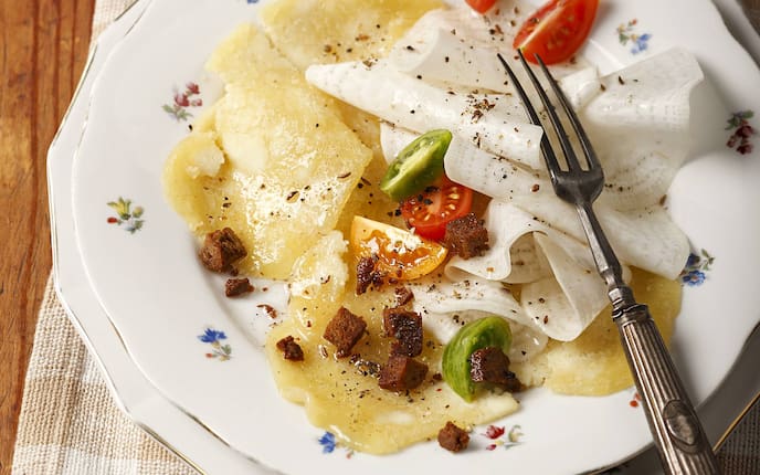 Rettich mit Graukäse, Vorspeise, Rezept