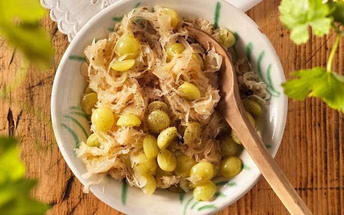 Rieslingkraut mit Trauben (Bild: Eisenhut & Mayer)