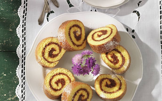 Roulade mit Elsbeermarmelade (Bild: Eisenhut & Mayer)