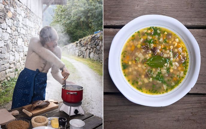 Pustertaler Rübensuppe mit Binkelweizen von Paula Bründl