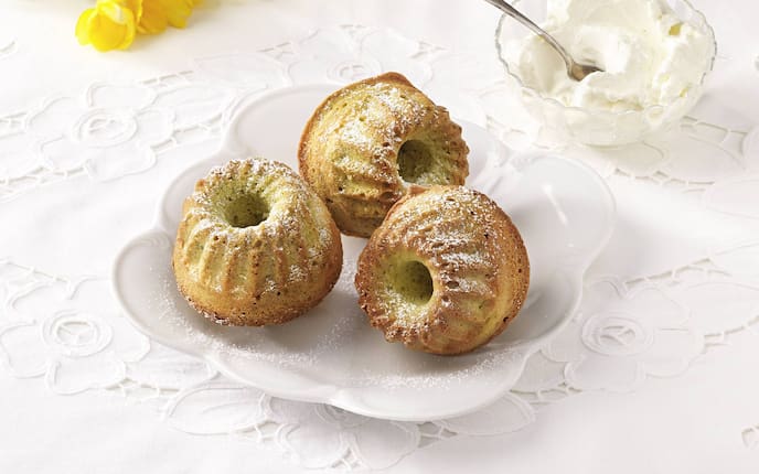 Safran-Pistazien-Gugelhupferl (Bild: Eisenhut & Mayer)