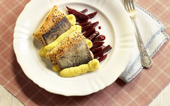 Saibling im Blätterteig (BIld: Eisenhut & Mayer)