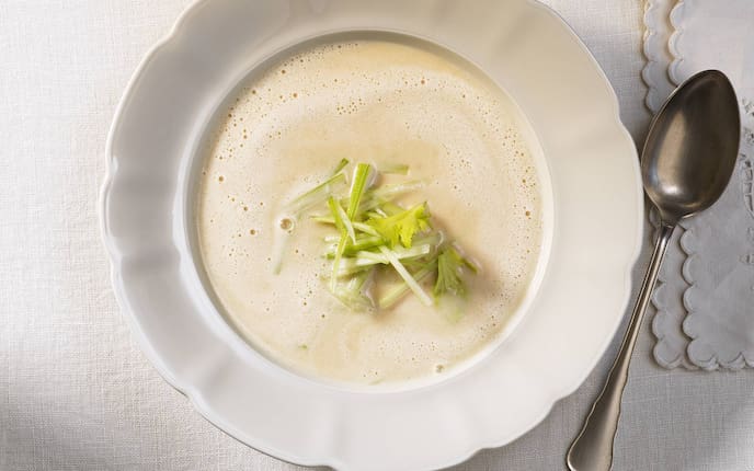 Käse, Suppe, Löffel, Suppenteller