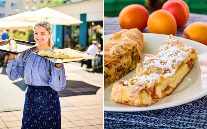 Paula Bründl verwendet für ihren Topfenstrudel mit Marillen die Sorte „Tsunami“.