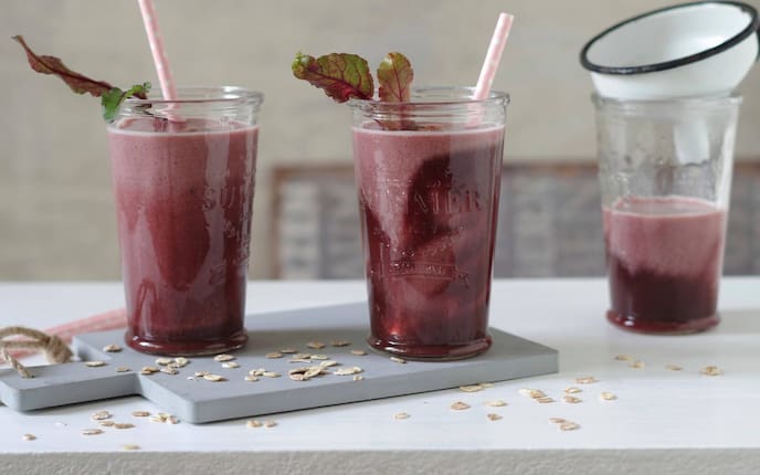 Basischer Galgant Erdäpfel Rüben-Trunk, Smoothie, Rote Rübe, trinken