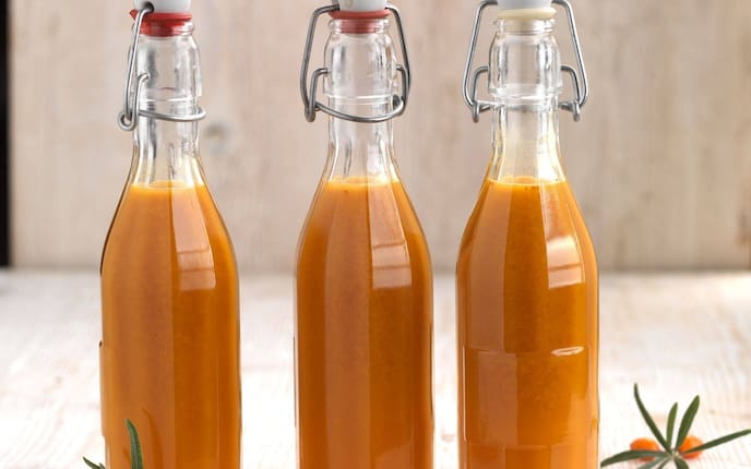 Sanddorn, Eingemachtes, Einkochen, Saft, Servus Rezept