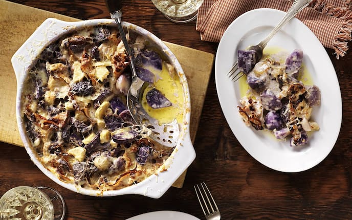 Trüffelerdäpfel mit Speck (Bild: Eisenhut & Mayer)