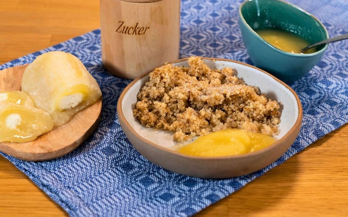 Vorarlberger Riebel, Römertopf, Rezept