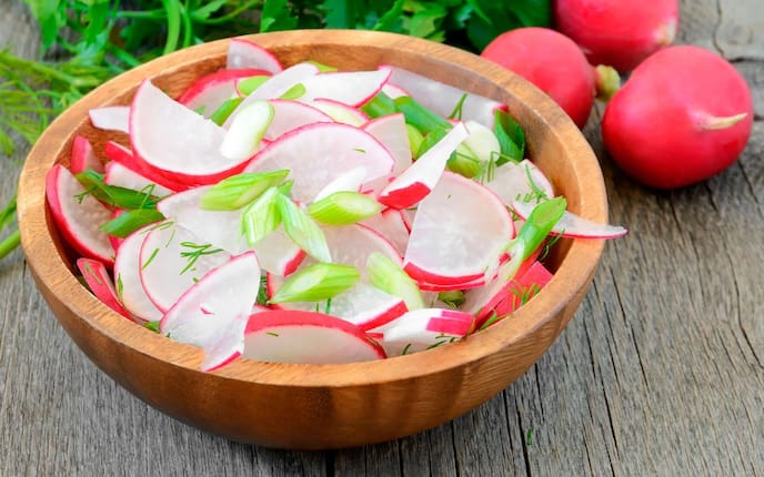 Salat, Sommersalat, Radieschen, Vorspeise, Servus Rezept