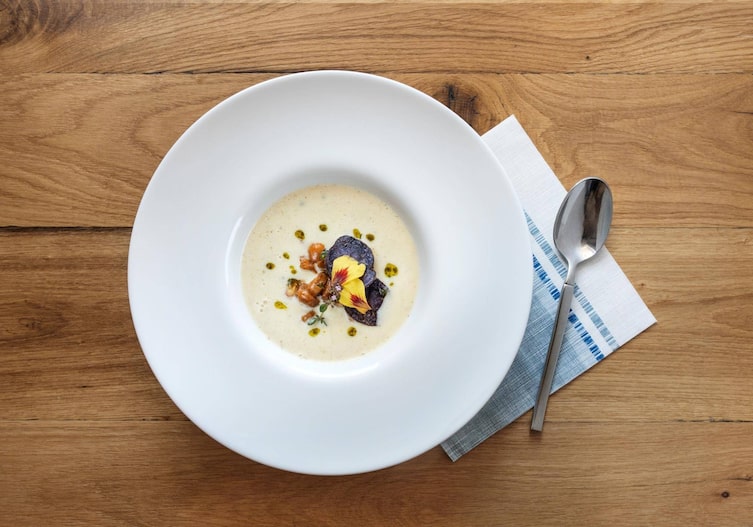 Erdäpfelsuppe, Kartoffel, Erdäpfel, Suppe, Vorspeise, Servus Rezept