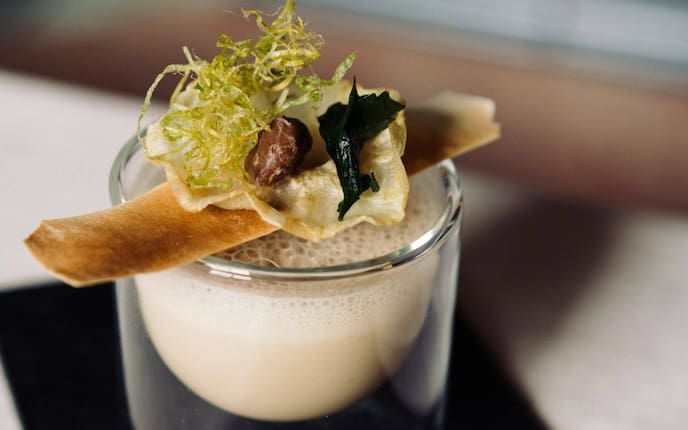 Suppe, Vorspeise, Kastaniencremesuppe, Suppe, Servus Rezept