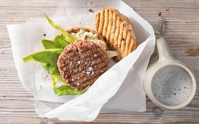 Wachauer, Fleischlaiberl, Salat, Faschiertes, Servus, Rezept