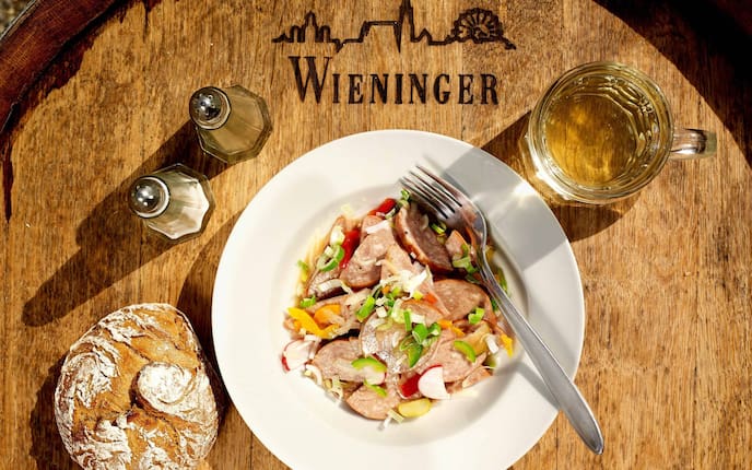 Wurstsalat wie anno dazumal (Bild: Peter Mayr)