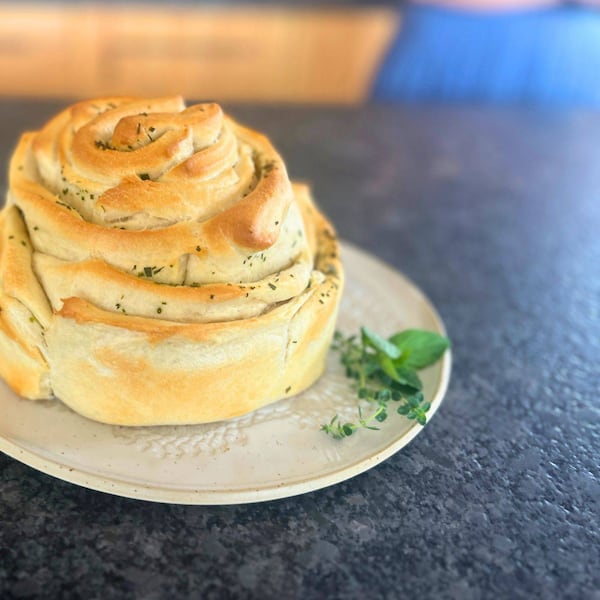 Zupfbrot, Christina Bauer, Knoblauchbrot, Grillbeilage