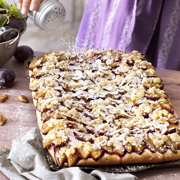 Zwetschkenkuchen, Zwetschkenfleck, Zwetschken