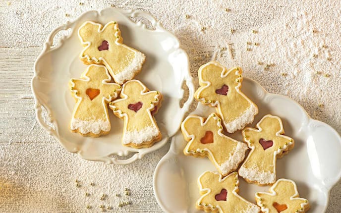 Mürbteig, Kekse, Plätzchen, Weihnachten, Weihnachtskekse, Weihnachtsplätzchen, Marmelade, Servus Rezept