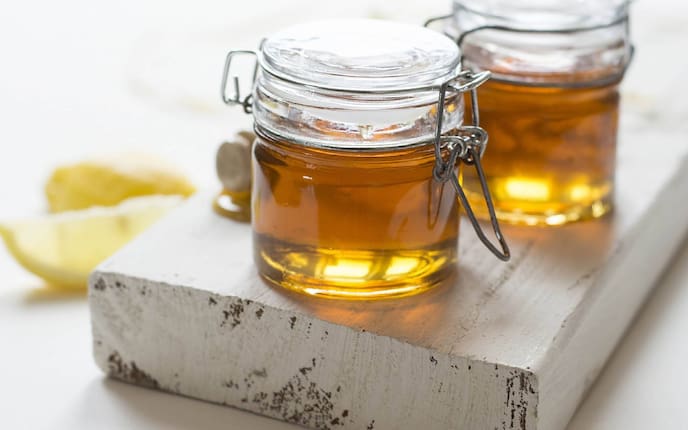 Sirup, Glas, Zitronenspalte