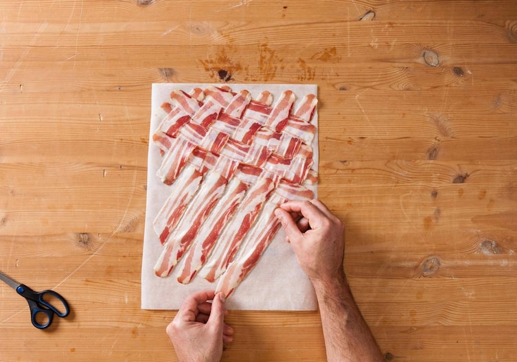 Speckscheiben, Schere, Backpapier